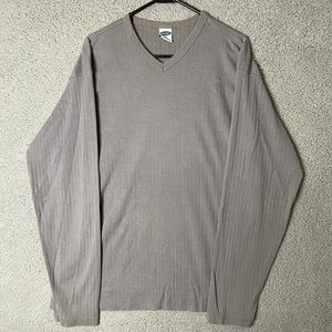 OLD NAVY V-Neck XL Tshirt L/S Gray